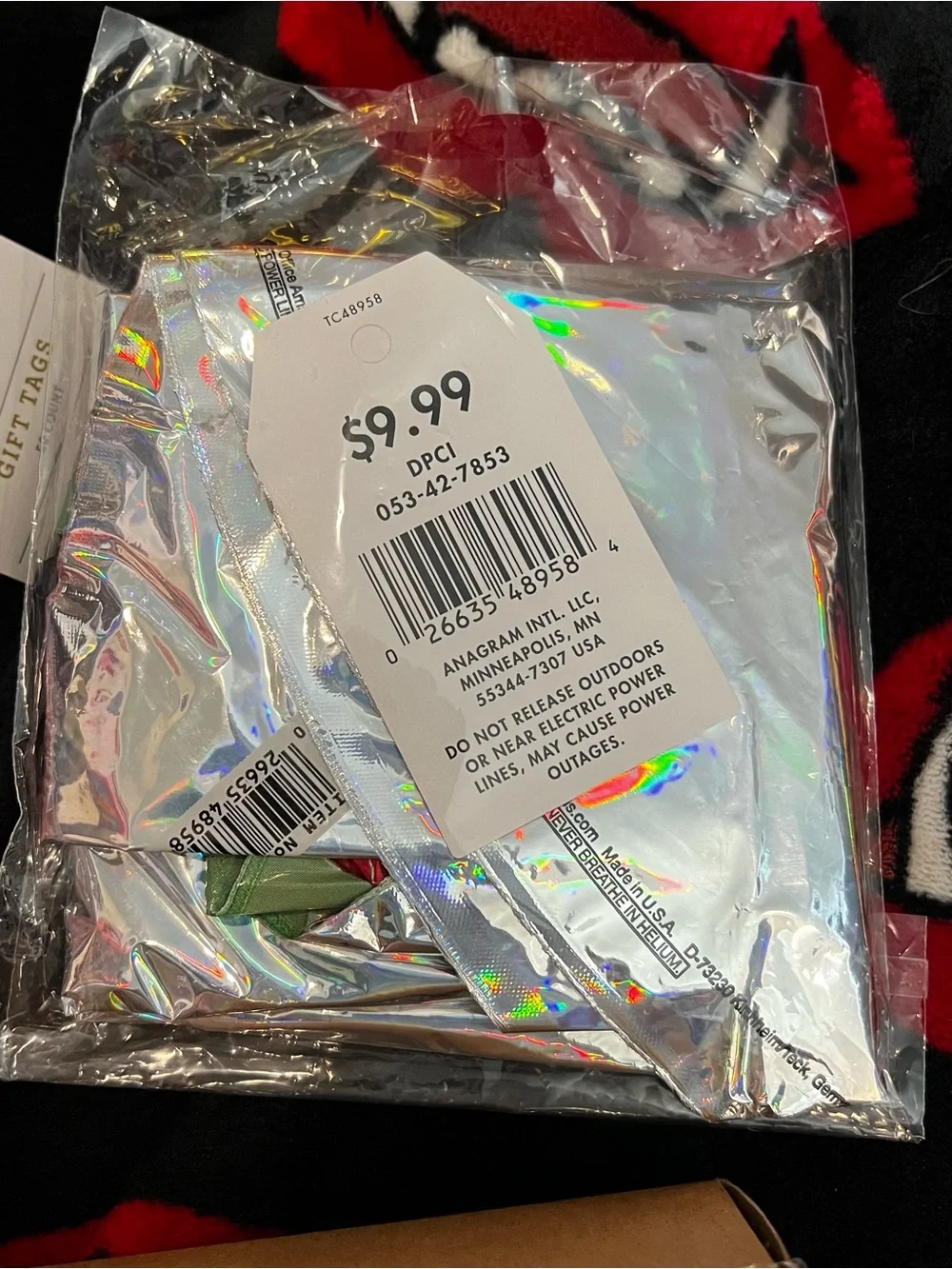 Target Christmas Holiday Bundle 3pc - Ornaments, Gift Tags, Foil Balloon